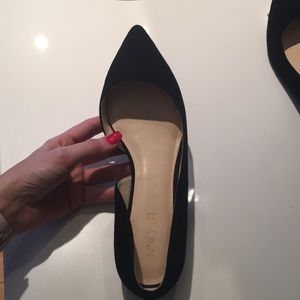 Nine West Black Suede Flats